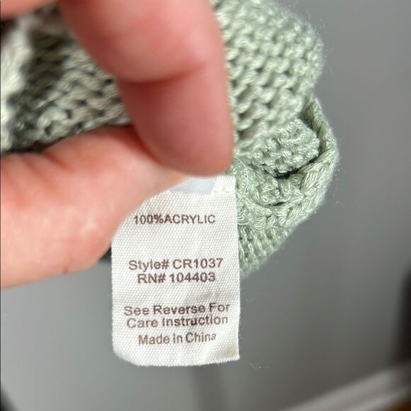 Jo+Co Elegant Green Knit Tank Top - Picture 6 of 6